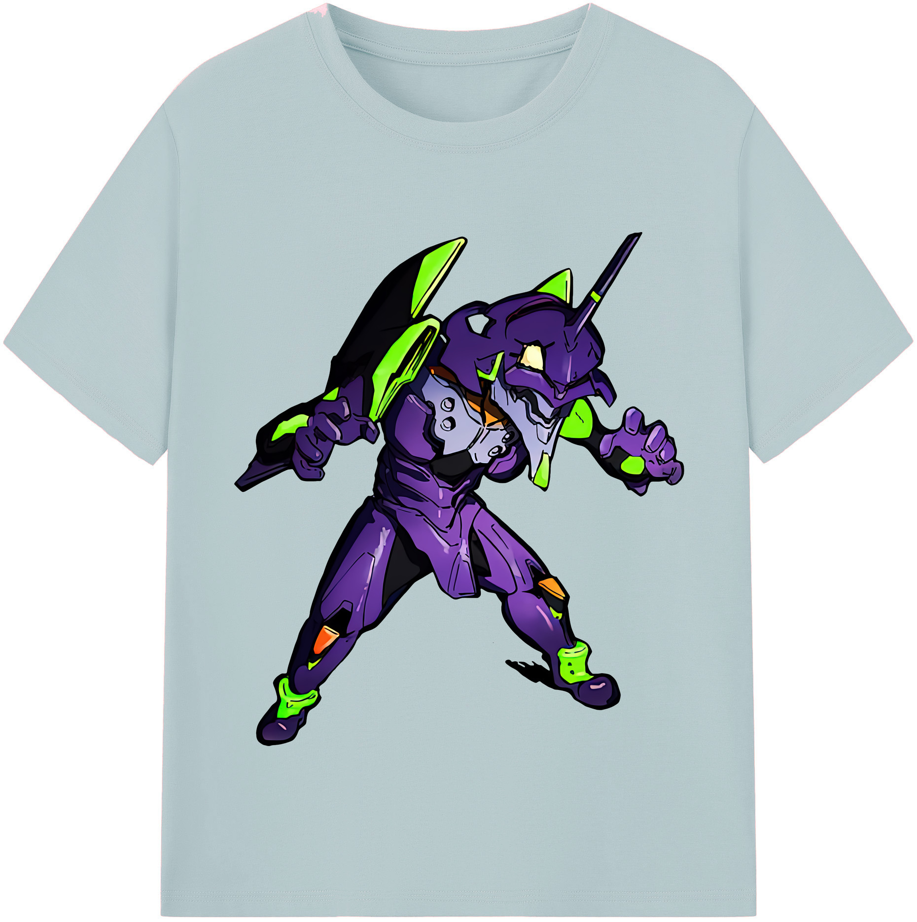 （画像用） EVA 新世紀エヴァンゲリオン 綿100％半袖Tシャツ（フロントプリント）